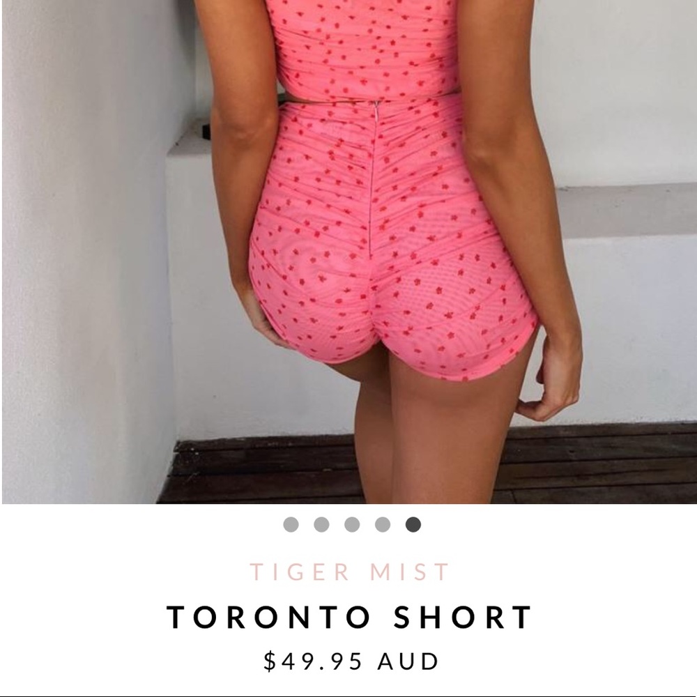 Looking for Toronto shorts from tiger mist in smal